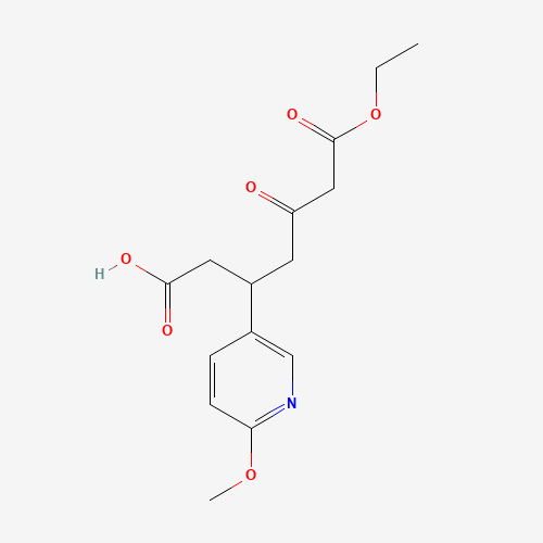 7-ethoxy-3-(6-methoxypyridin-3-yl)-5,7-dioxoheptanoic acid (CAS: 721920-99-6) - Related Chemical Product