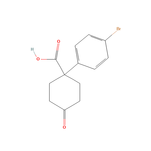 1-(4-bromophenyl)-4-oxocyclohexane-1-carboxylic acid (CAS: 887978-75-8) - Related Chemical Product