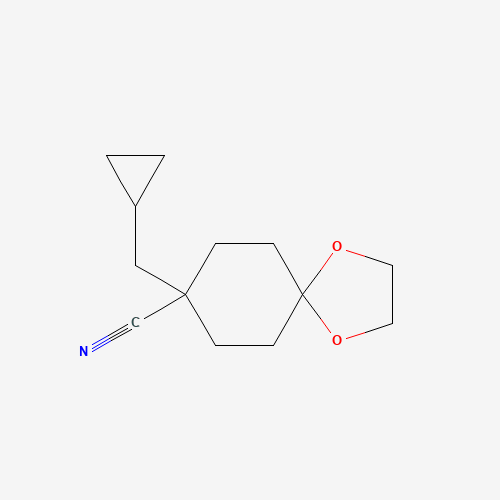 8-(cyclopropylmethyl)-1,4-dioxaspiro[4.5]decane-8-carbonitrile (CAS: 916159-85-8) - Related Chemical Product