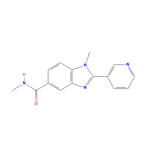 N,1-dimethyl-2-pyridin-3-ylbenzimidazole-5-carboxamide (CAS: 1356482-94-4) - Related Chemical Product