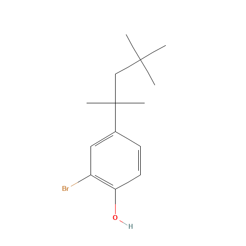 2-bromo-4-(2,4,4-trimethylpentan-2-yl)phenol (CAS: 57835-35-5) - Related Chemical Product