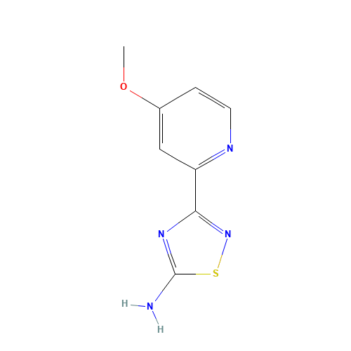 3-(4-methoxypyridin-2-yl)-1,2,4-thiadiazol-5-amine (CAS: 1179361-92-2) - Related Chemical Product