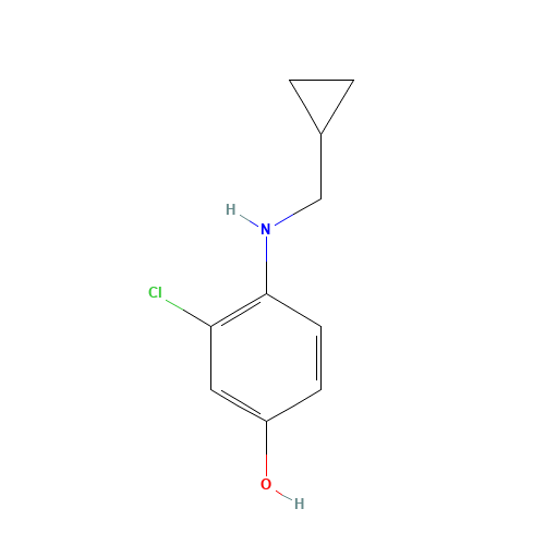 3-chloro-4-(cyclopropylmethylamino)phenol (CAS: 1426952-32-0) - Related Chemical Product