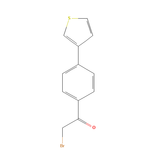 2-bromo-1-(4-thiophen-3-ylphenyl)ethanone (CAS: 879896-53-4) - Related Chemical Product