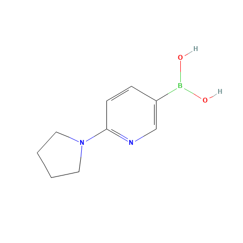 (6-pyrrolidin-1-ylpyridin-3-yl)boronic acid (CAS: 1150114-75-2) - Related Chemical Product