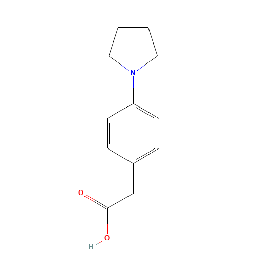 2-(4-pyrrolidin-1-ylphenyl)acetic acid (CAS: 26586-36-7) - Related Chemical Product