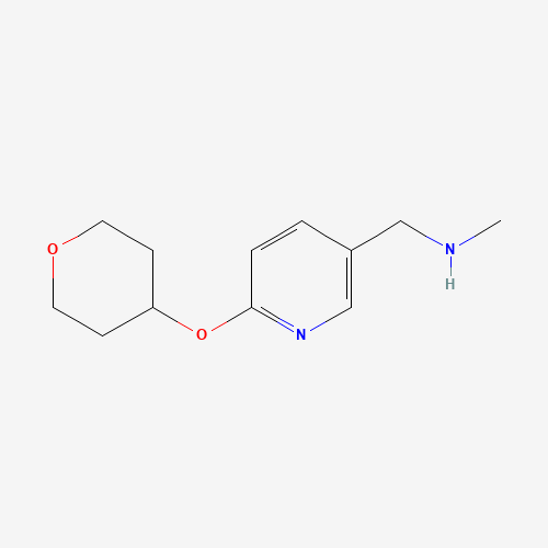 N-methyl-1-[6-(oxan-4-yloxy)pyridin-3-yl]methanamine (CAS: 910036-99-6) - Related Chemical Product