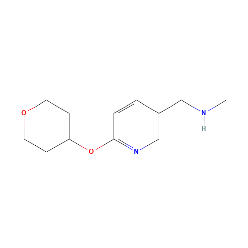 N-methyl-1-[6-(oxan-4-yloxy)pyridin-3-yl]methanamine (CAS: 910036-99-6) - Related Chemical Product