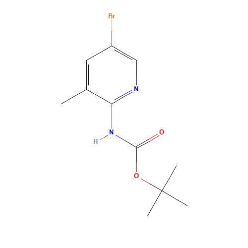 tert-butyl N-(5-bromo-3-methylpyridin-2-yl)carbamate (CAS: 748812-61-5) - Related Chemical Product