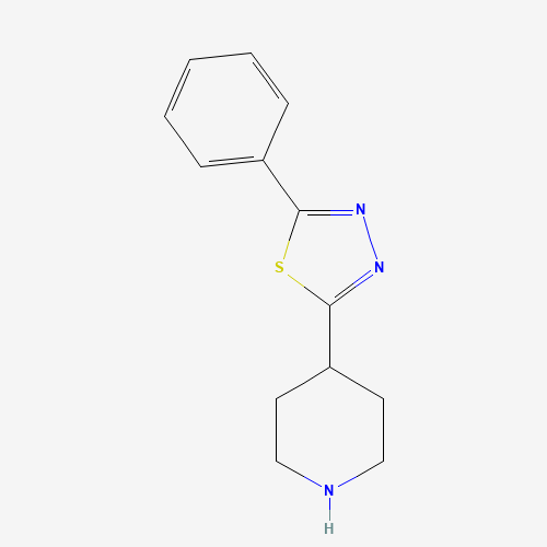 2-phenyl-5-piperidin-4-yl-1,3,4-thiadiazole (CAS: 933731-05-6) - Related Chemical Product