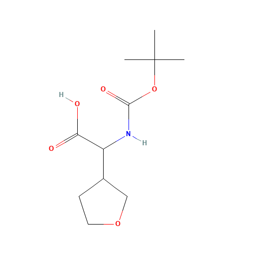 2-[(2-methylpropan-2-yl)oxycarbonylamino]-2-(oxolan-3-yl)acetic acid (CAS: 874583-03-6) - Related Chemical Product