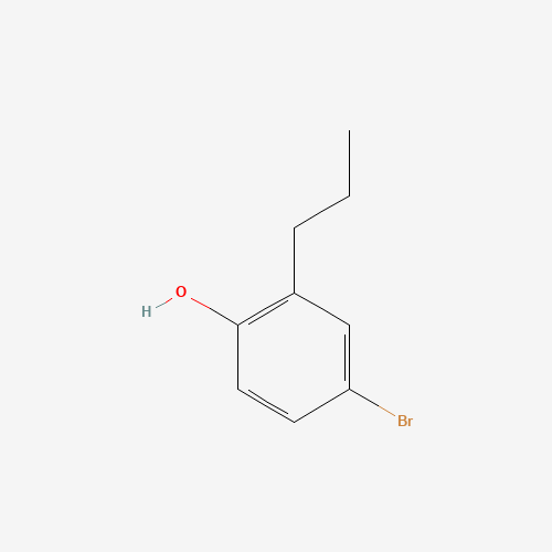 4-bromo-2-propylphenol (CAS: 18980-22-8) - Chemical Structure and Molecular Formula 