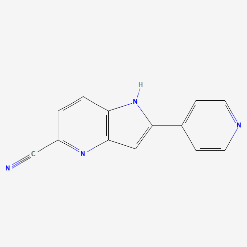 2-pyridin-4-yl-1H-pyrrolo[3,2-b]pyridine-5-carbonitrile (CAS: 1223577-43-2) - Related Chemical Product