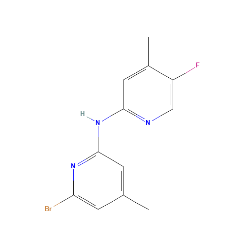 6-bromo-N-(5-fluoro-4-methylpyridin-2-yl)-4-methylpyridin-2-amine (CAS: 1411772-36-5) - Related Chemical Product