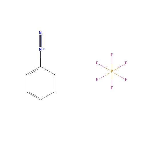 benzenediazonium;hexafluorophosphate (CAS: 369-58-4) - Chemical Structure and Molecular Formula 