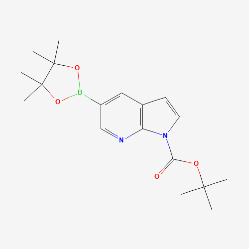 tert-butyl 5-(4,4,5,5-tetramethyl-1,3,2-dioxaborolan-2-yl)pyrrolo[2,3-b]pyridine-1-carboxylate (CAS: 1370616-23-1) - Related Chemical Product