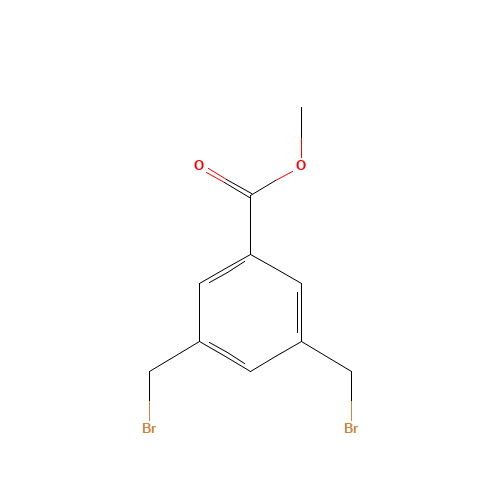 methyl 3,5-bis(bromomethyl)benzoate (CAS: 29333-41-3) - Chemical Structure and Molecular Formula 