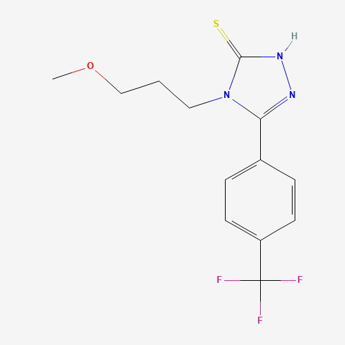 4-(3-methoxypropyl)-3-[4-(trifluoromethyl)phenyl]-1H-1,2,4-triazole-5-thione (CAS: 261965-18-8) - Related Chemical Product