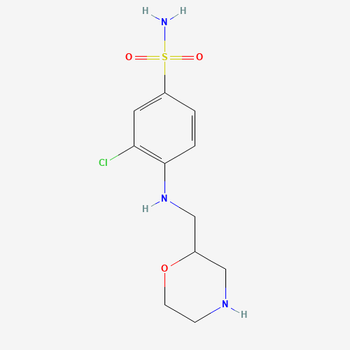 3-chloro-4-(morpholin-2-ylmethylamino)benzenesulfonamide (CAS: 1257050-34-2) - Related Chemical Product