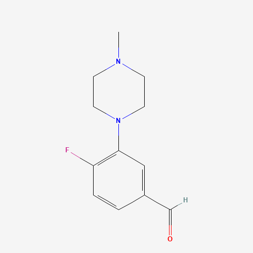 4-fluoro-3-(4-methylpiperazin-1-yl)benzaldehyde (CAS: 1197193-16-0) - Related Chemical Product