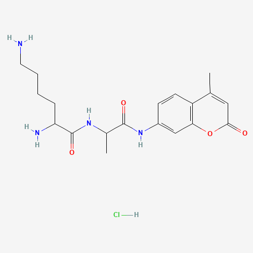 2,6-diamino-N-[1-[(4-methyl-2-oxochromen-7-yl)amino]-1-oxopropan-2-yl]hexanamide;hydrochloride (CAS: 103404-62-2) - Related Chemical Product