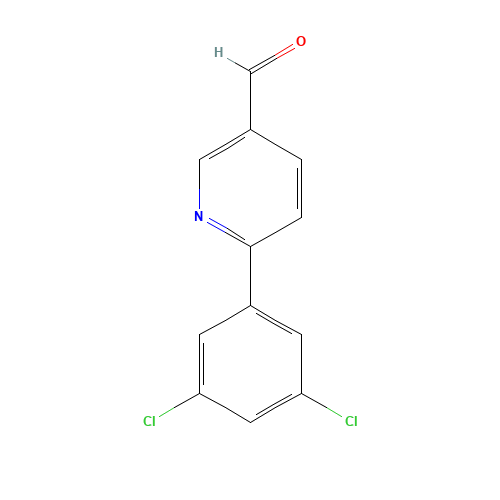 6-(3,5-dichlorophenyl)pyridine-3-carbaldehyde (CAS: 898796-01-5) - Related Chemical Product