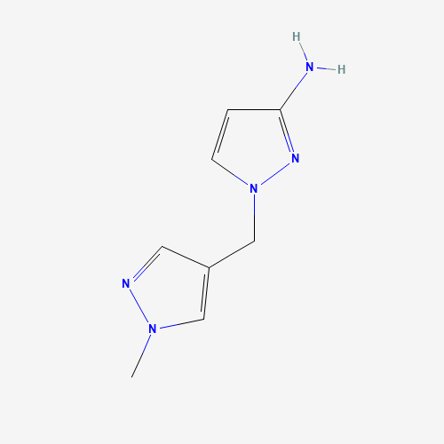 1-[(1-methylpyrazol-4-yl)methyl]pyrazol-3-amine (CAS: 1005584-17-7) - Related Chemical Product