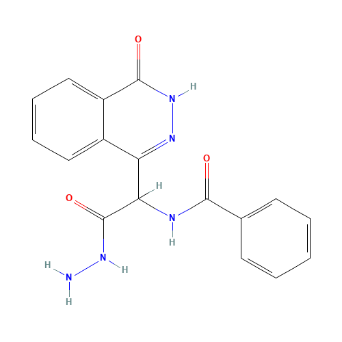 N-[2-hydrazinyl-2-oxo-1-(4-oxo-3H-phthalazin-1-yl)ethyl]benzamide (CAS: 49660-30-2) - Related Chemical Product