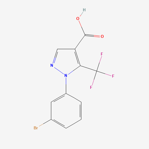 1-(3-bromophenyl)-5-(trifluoromethyl)pyrazole-4-carboxylic acid (CAS: 1156995-17-3) - Related Chemical Product