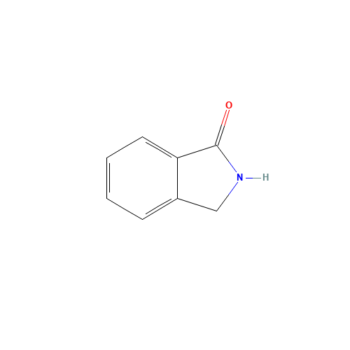 2,3-dihydroisoindol-1-one (CAS: 480-91-1) - Chemical Structure and Molecular Formula 