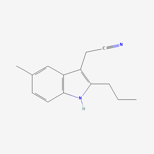 2-(5-methyl-2-propyl-1H-indol-3-yl)acetonitrile (CAS: 1140-48-3) - Related Chemical Product