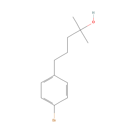 5-(4-bromophenyl)-2-methylpentan-2-ol (CAS: 87077-85-8) - Related Chemical Product