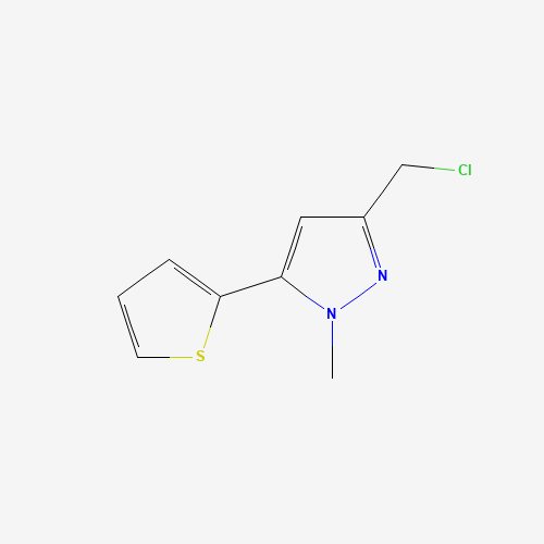 3-(chloromethyl)-1-methyl-5-thiophen-2-ylpyrazole (CAS: 876316-61-9) - Related Chemical Product