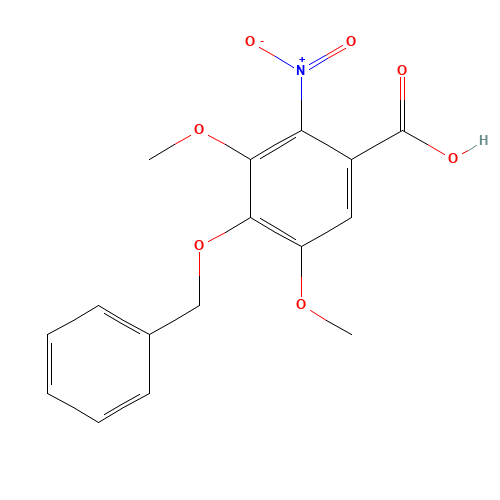 3,5-dimethoxy-2-nitro-4-phenylmethoxybenzoic acid (CAS: 27065-72-1) - Related Chemical Product