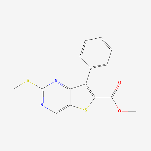 methyl 2-methylsulfanyl-7-phenylthieno[3,2-d]pyrimidine-6-carboxylate (CAS: 1462949-88-7) - Related Chemical Product