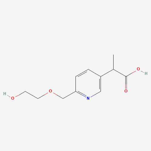 2-[6-(2-hydroxyethoxymethyl)pyridin-3-yl]propanoic acid (CAS: 1419603-06-7) - Related Chemical Product