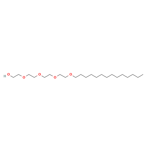 2-[2-[2-(2-tetradecoxyethoxy)ethoxy]ethoxy]ethanol (CAS: 39034-24-7) - Chemical Structure and Molecular Formula 