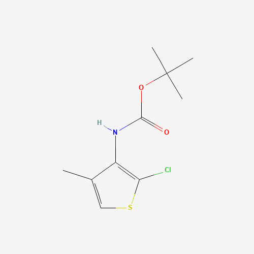 tert-butyl N-(2-chloro-4-methylthiophen-3-yl)carbamate (CAS: 1097629-79-2) - Related Chemical Product