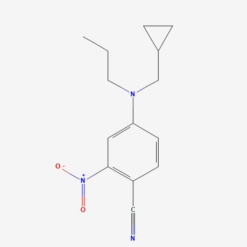 4-[cyclopropylmethyl(propyl)amino]-2-nitrobenzonitrile (CAS: 821776-44-7) - Related Chemical Product