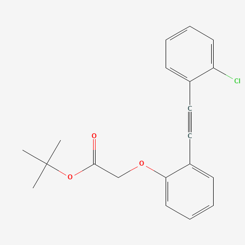 tert-butyl 2-[2-[2-(2-chlorophenyl)ethynyl]phenoxy]acetate (CAS: 1240287-18-6) - Related Chemical Product