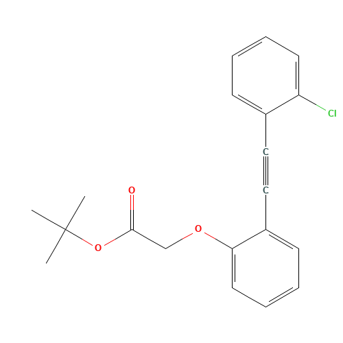 tert-butyl 2-[2-[2-(2-chlorophenyl)ethynyl]phenoxy]acetate (CAS: 1240287-18-6) - Related Chemical Product