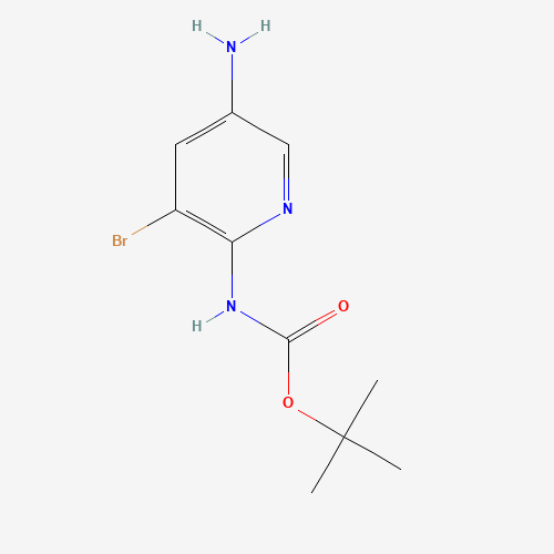 tert-butyl N-(5-amino-3-bromopyridin-2-yl)carbamate (CAS: 1186367-92-9) - Related Chemical Product
