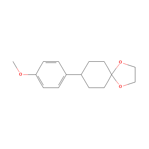 8-(4-methoxyphenyl)-1,4-dioxaspiro[4.5]decane (CAS: 5309-15-9) - Related Chemical Product