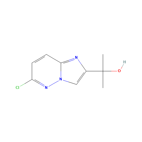 2-(6-chloroimidazo[1,2-b]pyridazin-2-yl)propan-2-ol (CAS: 1201924-77-7) - Related Chemical Product