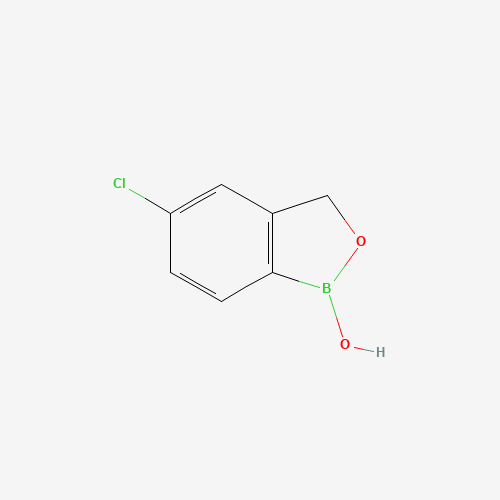 5-chloro-1-hydroxy-3H-2,1-benzoxaborole (CAS: 174672-06-1) - Chemical Structure and Molecular Formula 