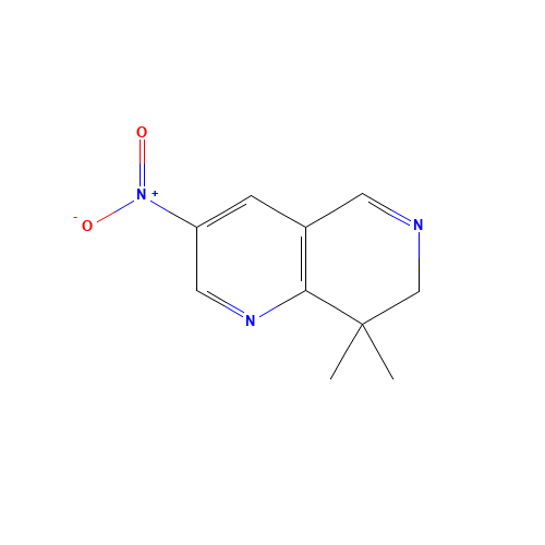 8,8-dimethyl-3-nitro-7H-1,6-naphthyridine (CAS: 1430217-53-0) - Related Chemical Product