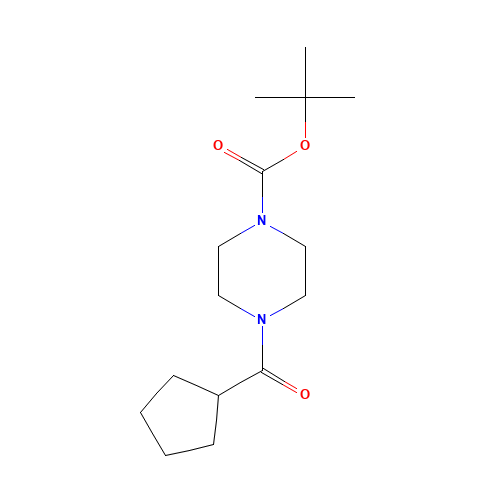tert-butyl 4-(cyclopentanecarbonyl)piperazine-1-carboxylate (CAS: 1029361-65-6) - Related Chemical Product