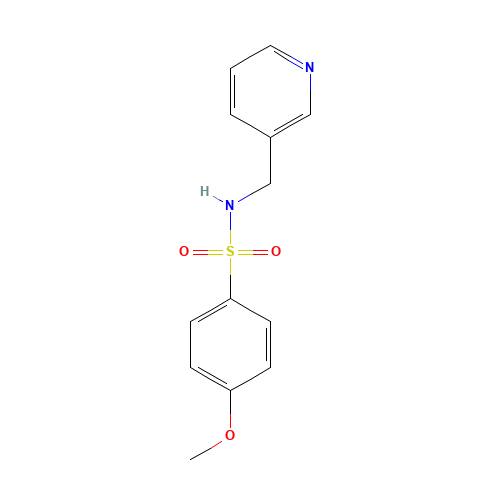 4-methoxy-N-(pyridin-3-ylmethyl)benzenesulfonamide (CAS: 206258-93-7) - Related Chemical Product