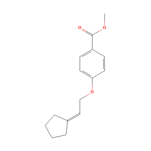 methyl 4-(2-cyclopentylideneethoxy)benzoate (CAS: 1142229-39-7) - Related Chemical Product