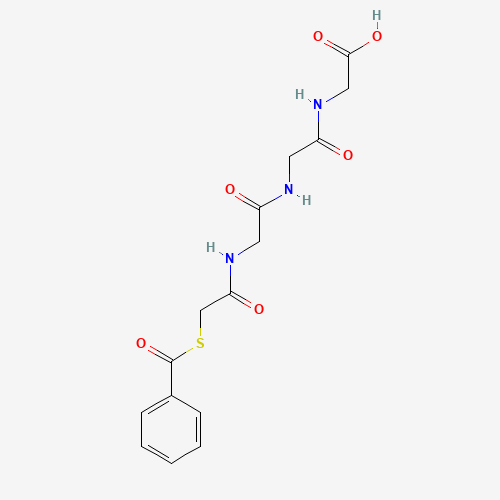 2-[[2-[[2-[(2-benzoylsulfanylacetyl)amino]acetyl]amino]acetyl]amino]acetic acid (CAS: 103725-47-9) - Related Chemical Product